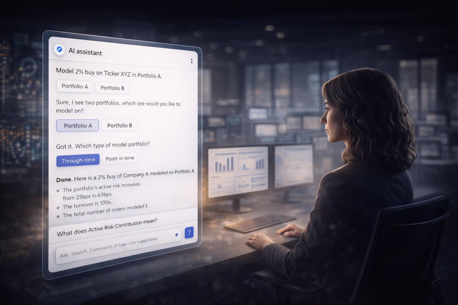 Augmenting investment decision‑making with AI‑driven workflow intelligence